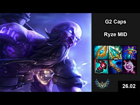 G2 Caps (Ryze) vs (Kog'Maw) - EUW Challenger - Patch 26.02