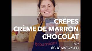 Download lagu Recette de crêpes crème de marron chocolat mp3