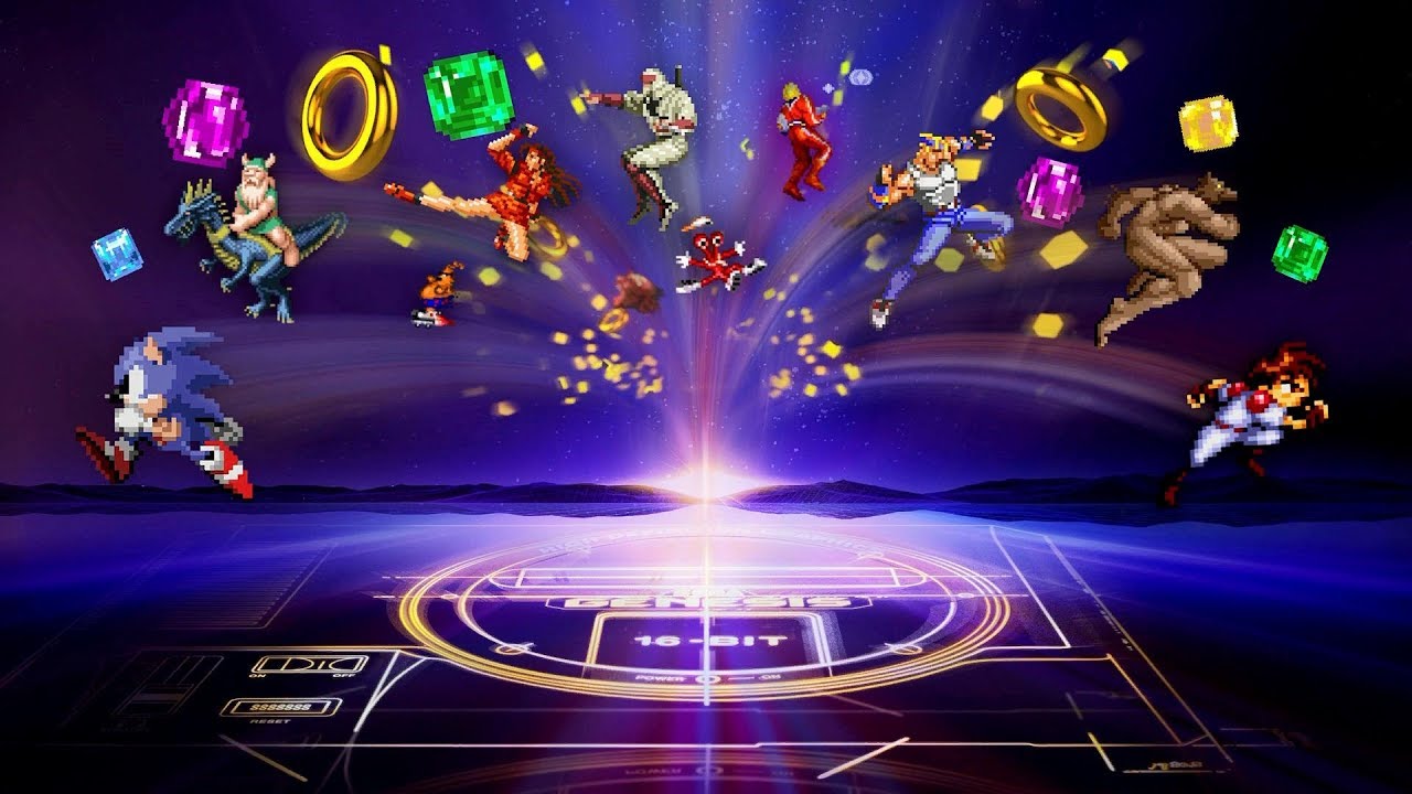 SEGA Genesis Classics (PS4) - Gameplay - Lista de Jogos, Sonic 1 & Streets of Rage 3 (Challenge)