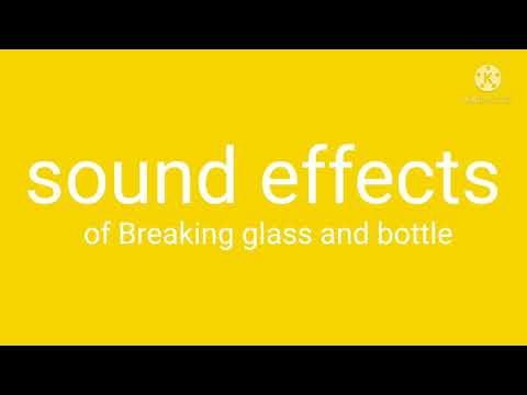 Breaking glass and bottle sound effects, Shattering, Smashing, Cracking, Falling, Crashes, Impacts