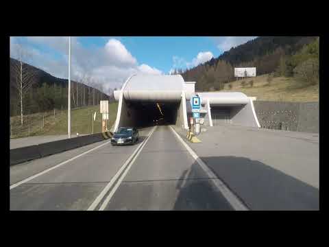 Branisko Tunnel in an HGV: Slovakia D1 Motorway