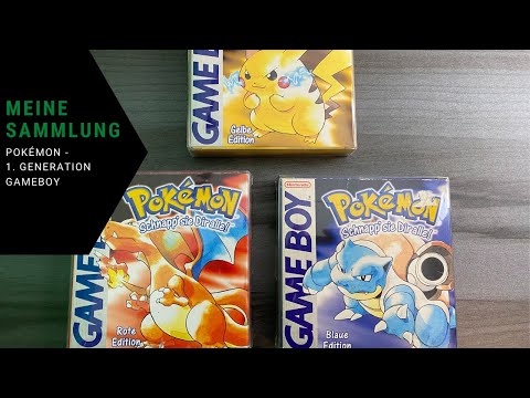 Pokémon - GameBoy 1. Generation - Rot / Blau / Gelb Edition (deutsch) / Sammlung
