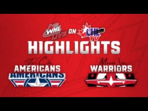 Tri City Americans at Moose Jaw Warriors 11/23 | WHL Highlights 2024-25