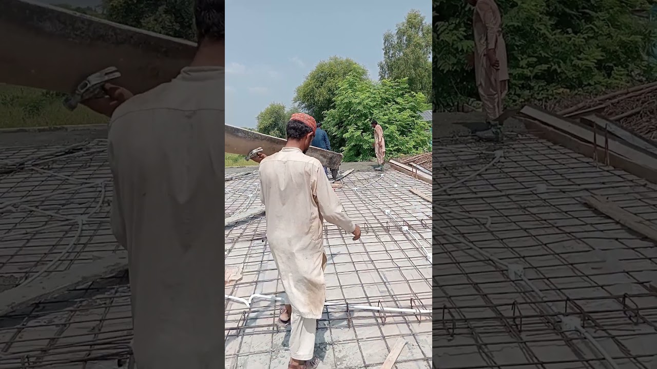 How to make concrete lantern slabs malik arif Concrete Lantern Slab work