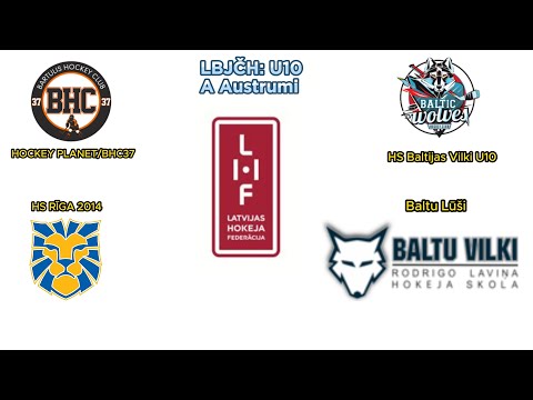 HS RĪGA | HS Baltijas Vilki U10 | HOCKEY PLANET/BHC37 | Baltu Lūši