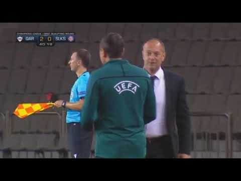 CL - 1. round (QARABAG - SILEKS 2-0) Goal by Guerrier