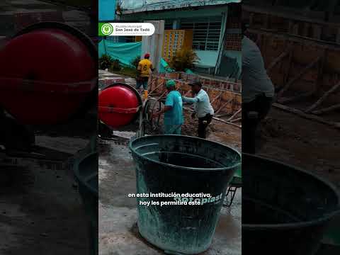 Construcción cubierta, cancha Normal Demetrio Salazar Castillo de Tadó