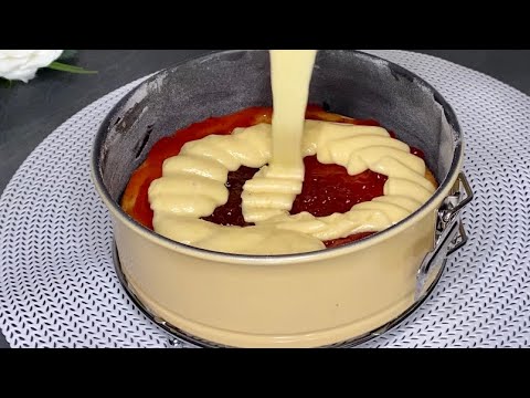 Quick and cheap jam pie! Incredibly good😋