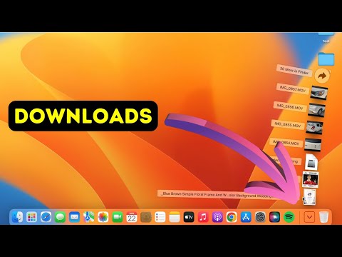 How To Add Downloads To Dock in Mac OS - Macbook Air / Pro / iMac Downloads in Dock
