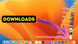 How To Add Downloads To Dock in Mac OS - Macbook Air / Pro / iMac Downloads in Dock