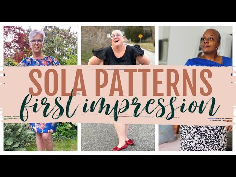 SOLA Patterns First Impression Sewing Pattern Collection Review