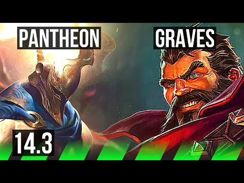 PANTHEON vs GRAVES (JNG) | Rank 2 Panth, Legendary, 16/4/10, Rank 23 | BR Challenger | 14.3