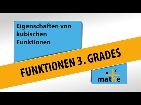 Funktionen 3. Grades - Eigenschaften (Aussehen, Null-, Extrem- und Wendestellen, Symmetrie)