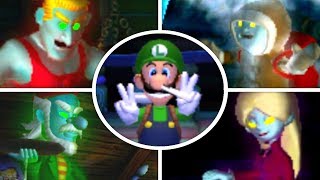 Luigi's Mansion 3DS - All Portrait Ghost Bosses (No Damage)