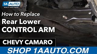 How to Replace Rear Lower Control Arm 10-15 Chevy Camaro