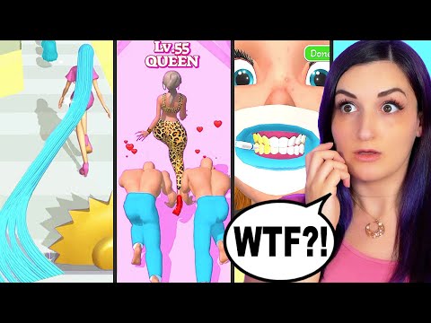 I Tried MORE App Games That Remind Me... BEING A GIRL IS WEIRD