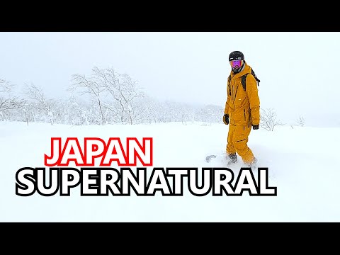 Supernatural Powder Snowboarding in Rusutsu Japan