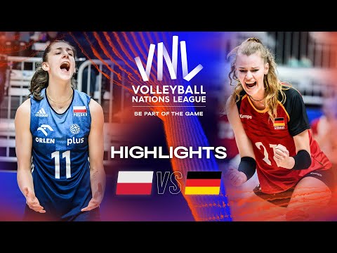 🇵🇱 POL vs. 🇩🇪 GER - Highlights Week 3 | Women's VNL 2023