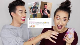DOING COLLEEN BALLINGER'S MAKEUP WHILE SHE READS MY 2013 FAN TWEETS TO HER
