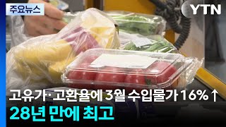 고유가·고환율에 3월 수입물가 16%↑...28년 만에 최고 / YTN