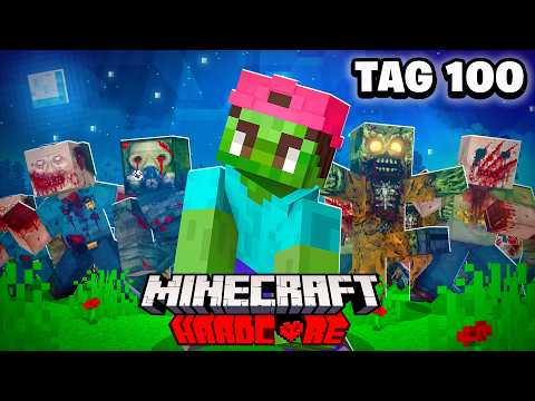 100 TAGE eine ZOMBIE APOKALYPSE überleben! (Minecraft)