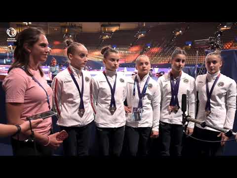 2022 Artistic Europeans - Italy junior team gold interview