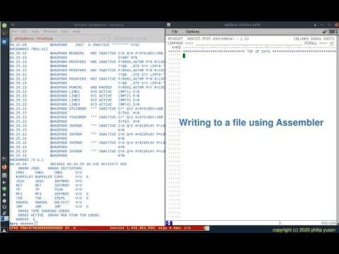 MVS Tk4: Printing the PARM from an Assembler program