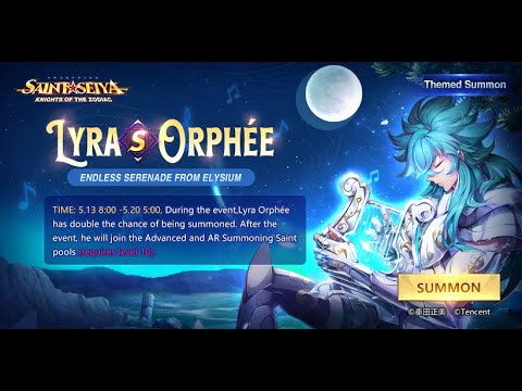 CONFIRMADO ORFEU DE LIRA MAIS NOVIDADES MUITO BOA - Saint Seiya : Awakening