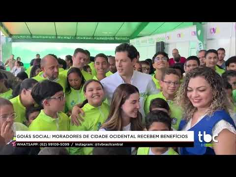 Jornal Brasil Central |26-05-26| Goiás Social:  Moradores da Cidade Ocidental recebem Benefícios