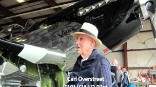 preview picture of video 'P 51D Quicksilver Performs for WW2 Veterans'