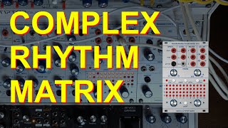 Video thumbnail for Programmable Rhythms - Tiptop Audio & Buchla 242t Demo by Stazma