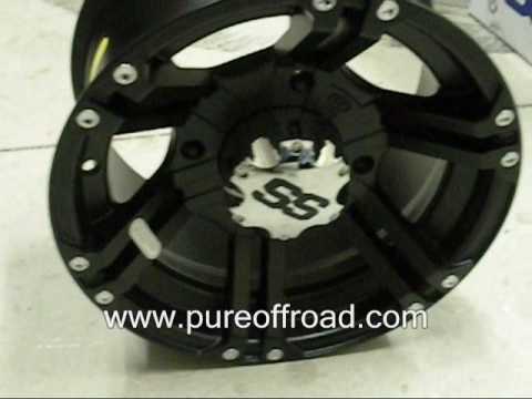 ITP SS212 ATV Wheels, Black