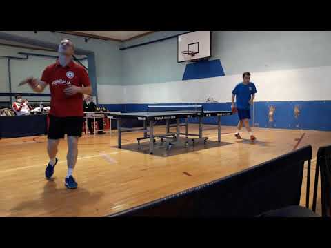 Nedović Uroš - Mihailović Boris 1-3 ( Radnički KG - Borac ČA )