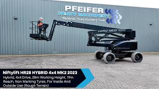 رافعة سلة مفصلية Niftylift HR28 HR28 HYBRID 4x4 MK2 Hybrid, 4x4 Drive, 28m Wo | صورة 4 - Machineryline