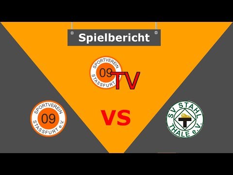 Spielbericht SV 09 Stassfurt - SV Stahl Thale