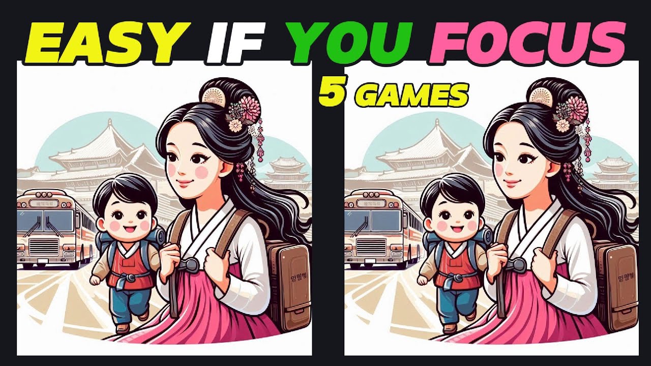 EASY IF YOU FOCUS ON FINDING 3 DIFFERENCES. #dementiaprevention #braindevelopment