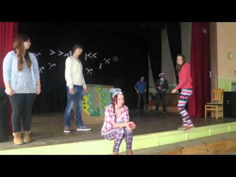 Creating of Latvian fairytale "The Old Man's Mitten"