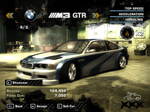 NFS Most Wanted (Extra Options Mod) - BMW M3 GTR with Junkman Parts + Ultimate Nitrous Build