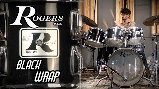 Video thumbnail for 70s "Big R" Rogers USA Drum Kit - Black Wrap by Steve Maxwell Drums