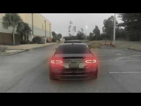 IE stage 2 crackle B8 A4 2.0t with a baby flame #audi #turbo #exhaust #flame #b8 #quattro #a4