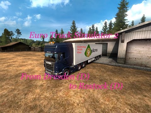 Euro Truck Simulator 2 | From Dresden (D) to Rostock (D) | Timelapse