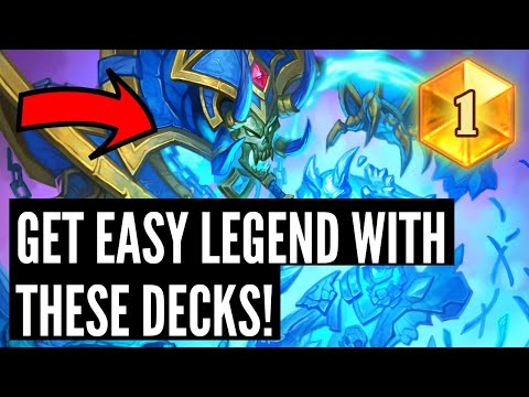 The 5 BEST Post-Patch Hearthstone DECKS to get LEGEND in Standard and Wild in Castle Nathria!