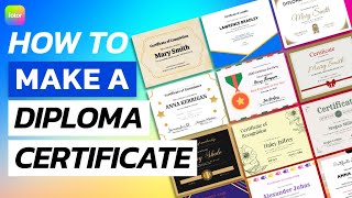 How to Make a Diploma Certificate