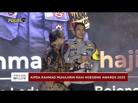 PRESISI UPDATE: AIPDA RAHMAD MUHAJIRIN TERIMA HOEGENG AWARDS 2025 17/07/25 (13.00)