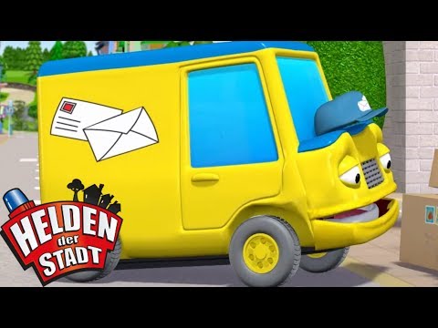 Die Helden der Stadt - Das Post Kuddelmuddel | Cartoons Für Kinder | Autos für Kinder