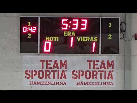 HPK05 D1 AAA alkusarja, lohko 2 20181111 HPK Oranssit - Tappara Musta, 1. erä