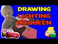 disney s cars lighting mcqueen drawing corbins playtime