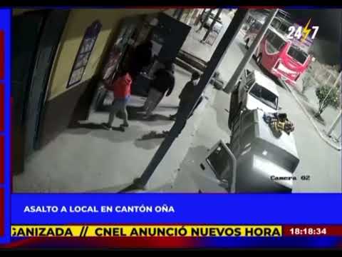 Roban un local comercial en Oña en la provincia del Azuay. #fyp #reels