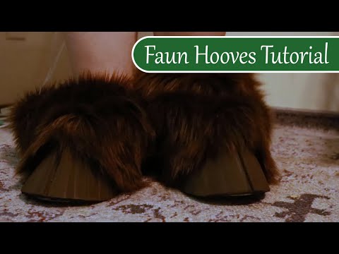 How to make Goat / Krampus Hooves out of EVA Foam - Tutorial