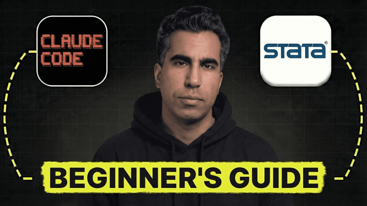 How to Use Claude Code with Stata — PhD Economist Explains